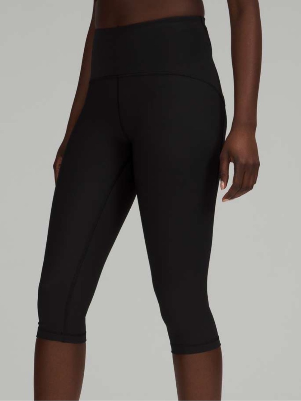 Lululemon Ribbed Contoured High Rise Crop